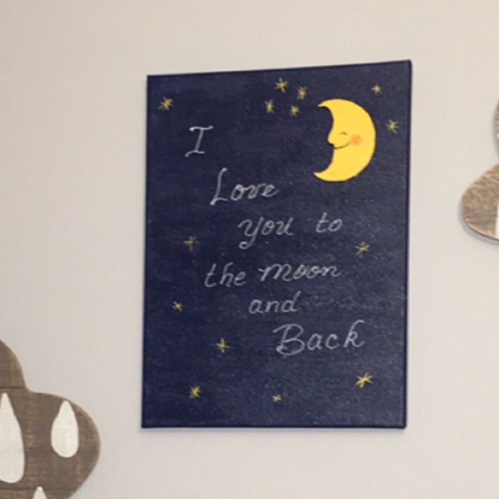 Hand painted canvas
